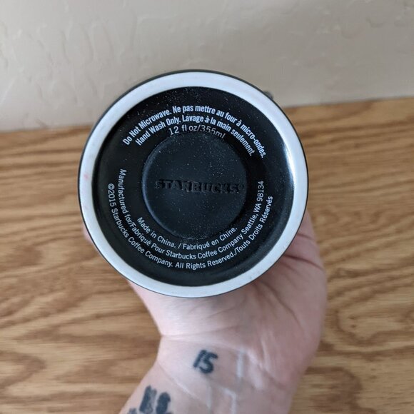 Starbucks Ceramic Matte Black Coffee Travel Mug - Picture 6 of 9